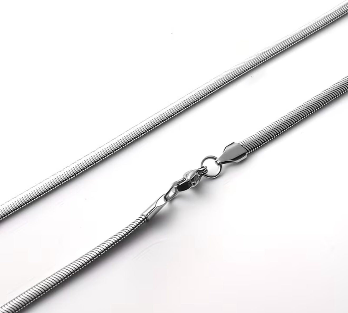 Premium Stainless Steel Snake Chain – Waterproof & No Fade